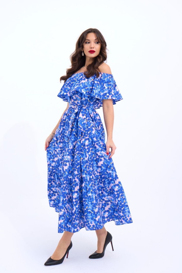 Floral Dress - Fame - Globality Store - Women Clothes Wholesale Turkey