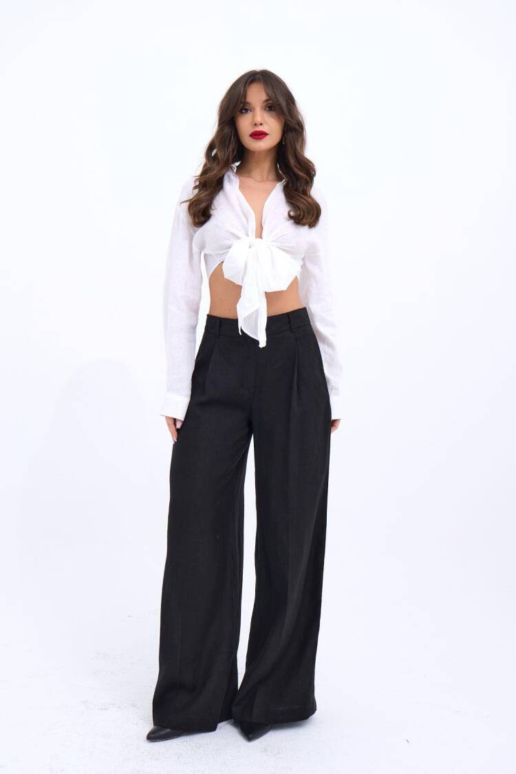Pocket Detailed Trousers - Brand: Fame - Women's Clothing Wholesale - Globality Store