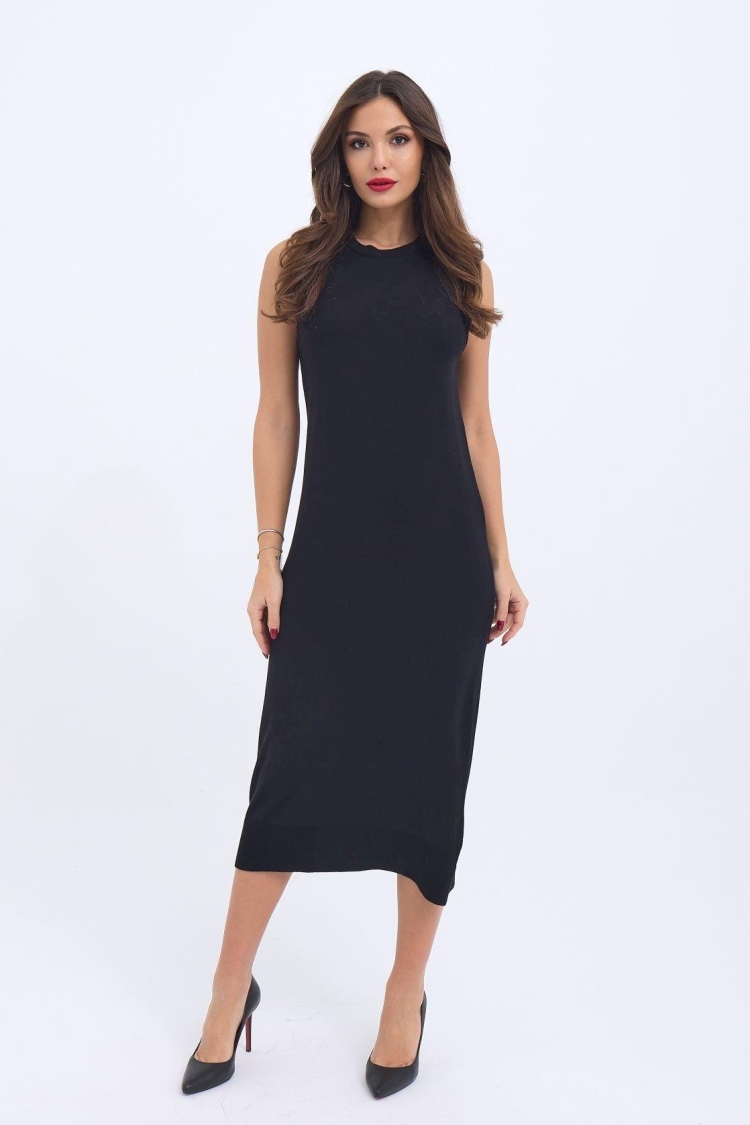 Knitted Sleeveless Dress - Fame - Globality Store - Women Clothes Wholesale Turkey