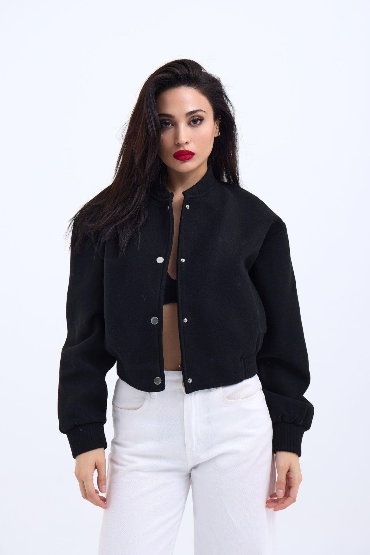 Jacket - Black - Fame - Globality Store - Women Clothes Wholesale Turkey