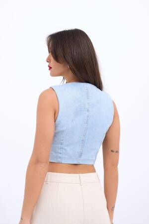 Vest - Beige - Fame - Globality Store - Women Clothes Wholesale Turkey