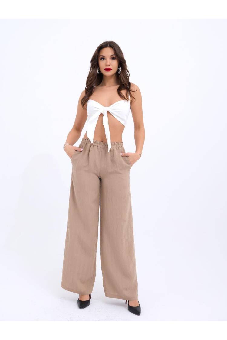 Two-Piece Set - Ecru - Fame - Globality Store - Women Clothes Wholesale Turkey
