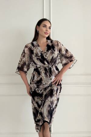 Knotted Front Dress - STEPS - Globality Store - Women Clothes Wholesale Turkey