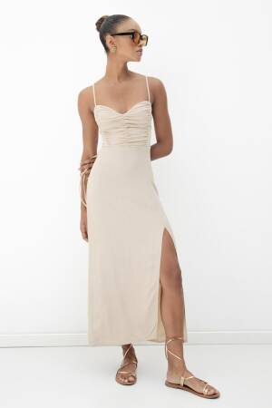 Strappy Midi Corset Dress - BSL - Globality Store - Women Clothes Wholesale Turkey