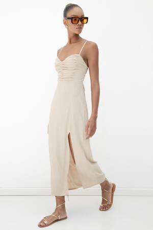 Strappy Midi Corset Dress - BSL - Globality Store - Women Clothes Wholesale Turkey