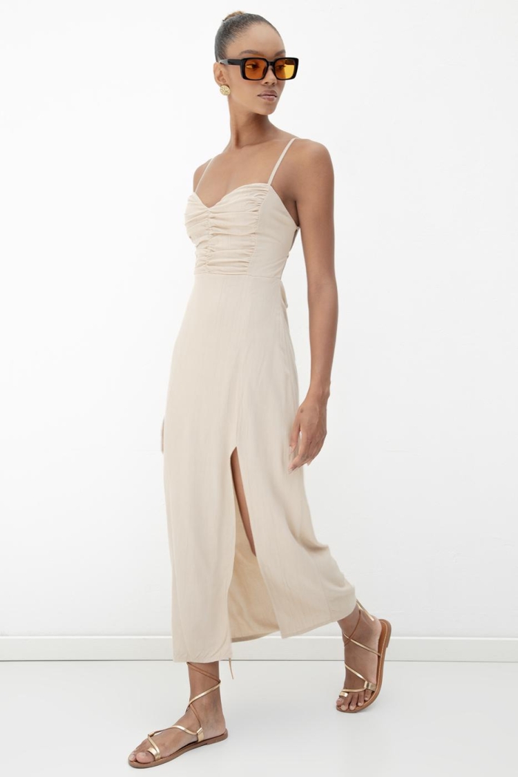 Strappy Midi Corset Dress