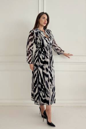 Yoryo Chiffon Dress - STEPS - Globality Store - Women Clothes Wholesale Turkey