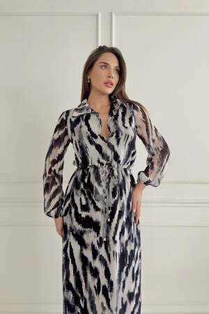 Yoryo Chiffon Dress - STEPS - Globality Store - Women Clothes Wholesale Turkey