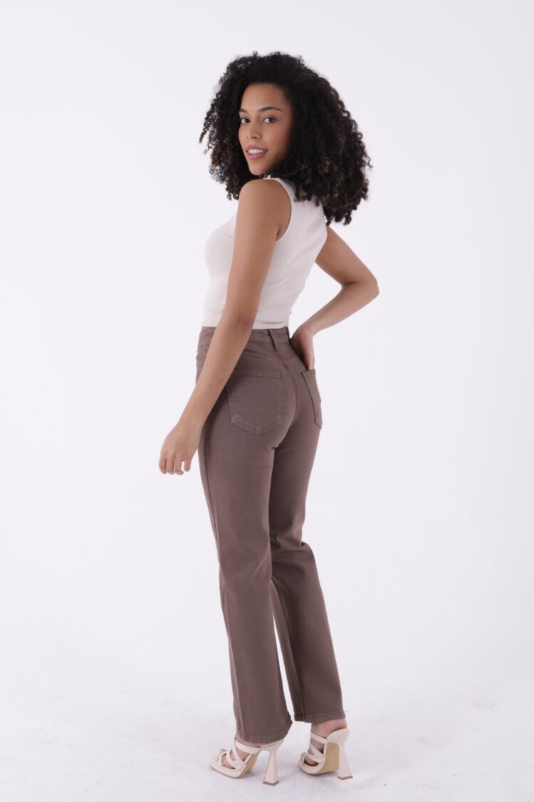 Stitched Leg Loose Leg Relax Jeans