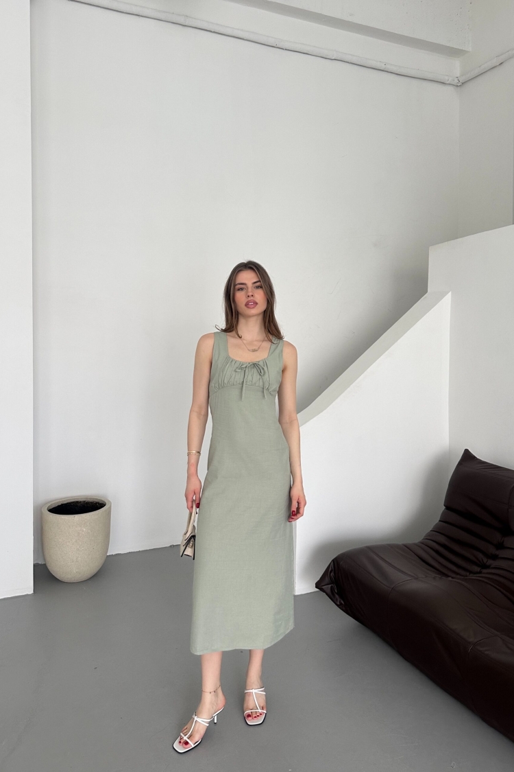 Ruffle Strappy Dress - My Fashion - Globality Store - Women Clothes Wholesale Turkey
