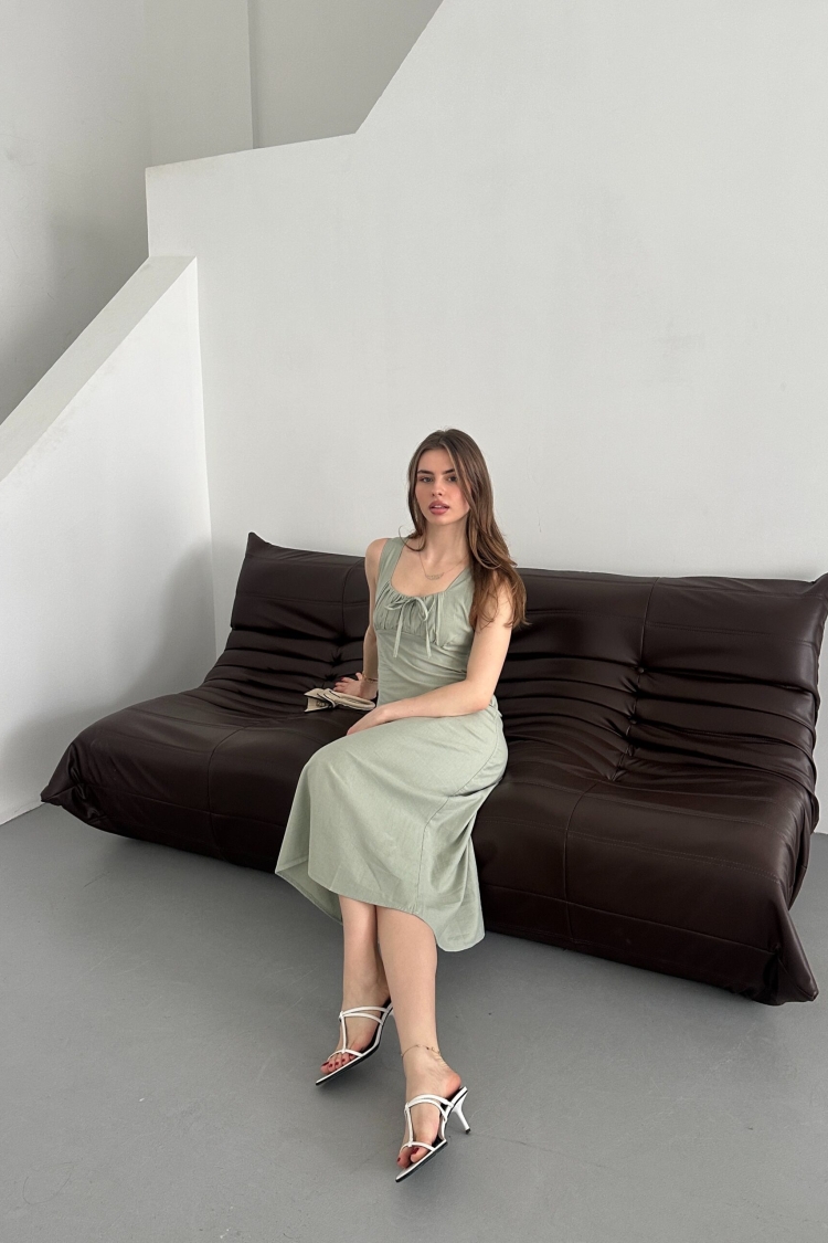 Ruffle Strappy Dress