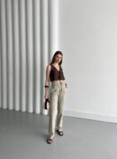Belted Trousers - My Fashion - Globality Store - Women Clothes Wholesale Turkey