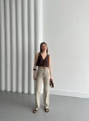 Belted Trousers - My Fashion - Globality Store - Women Clothes Wholesale Turkey