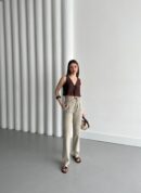 Belted Trousers - My Fashion - Globality Store - Women Clothes Wholesale Turkey