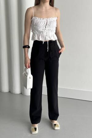 Belted Trousers - My Fashion - Globality Store - Women Clothes Wholesale Turkey