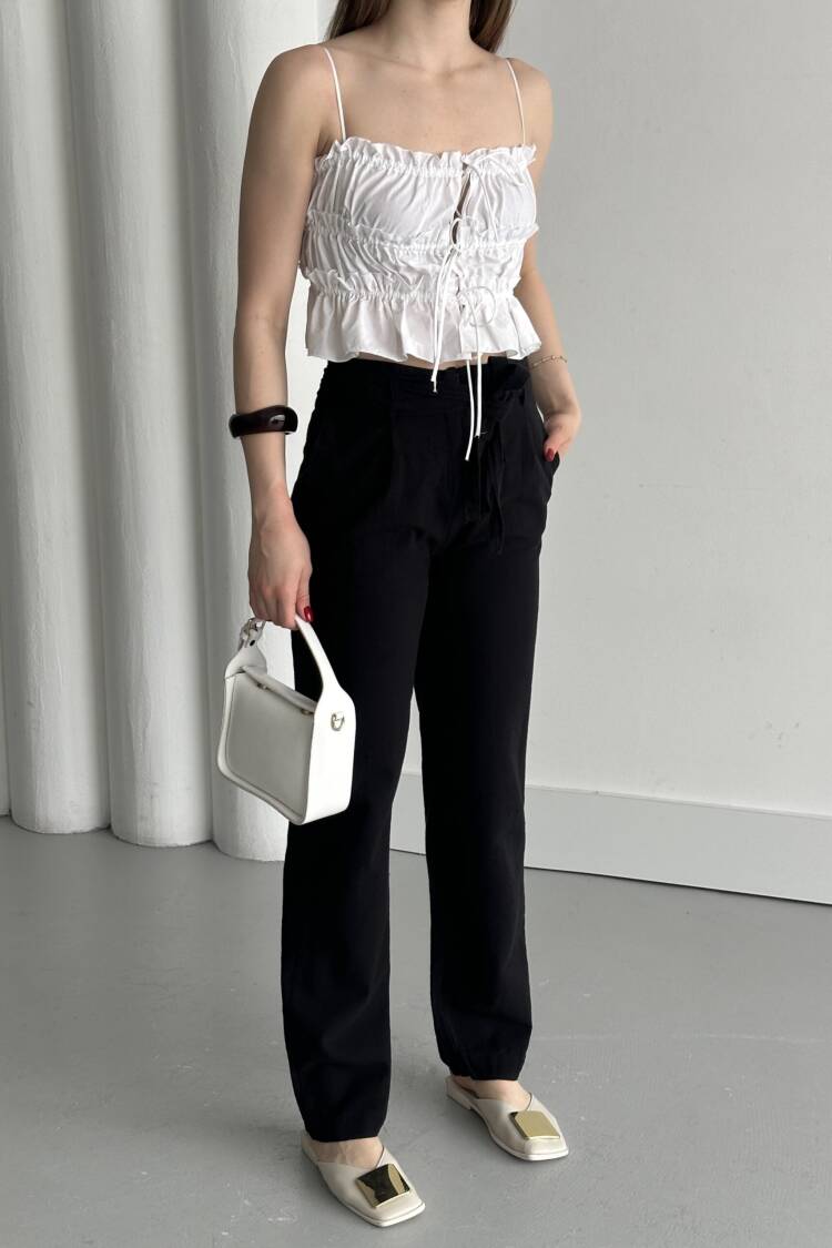 Belted Trousers