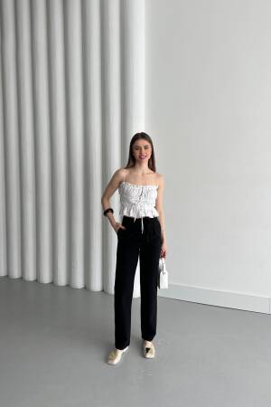 Belted Trousers - My Fashion - Globality Store - Women Clothes Wholesale Turkey