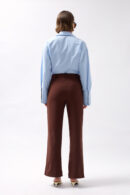 Tire Detail Asymmetric Pants - Black Fashion - Globality Store - Women Clothes Wholesale Turkey