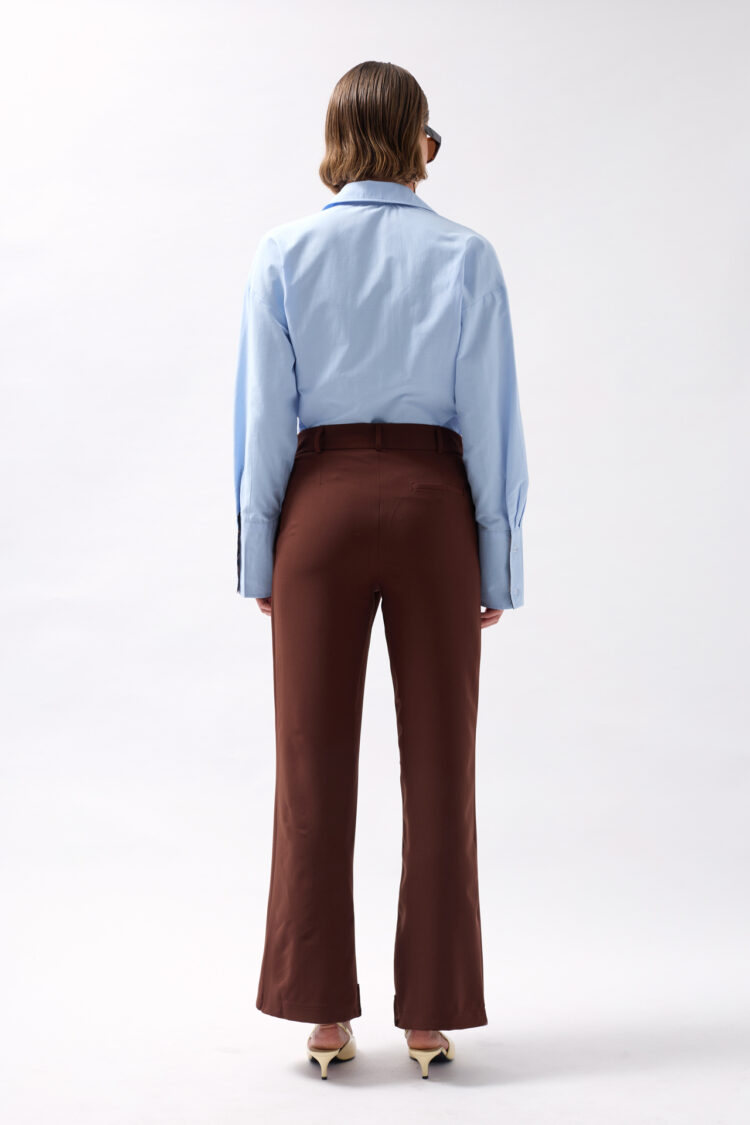 Tire Detail Asymmetric Pants