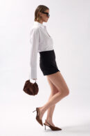 Basic Mini Shorts Skirt - Black Fashion - Globality Store - Women Clothes Wholesale Turkey