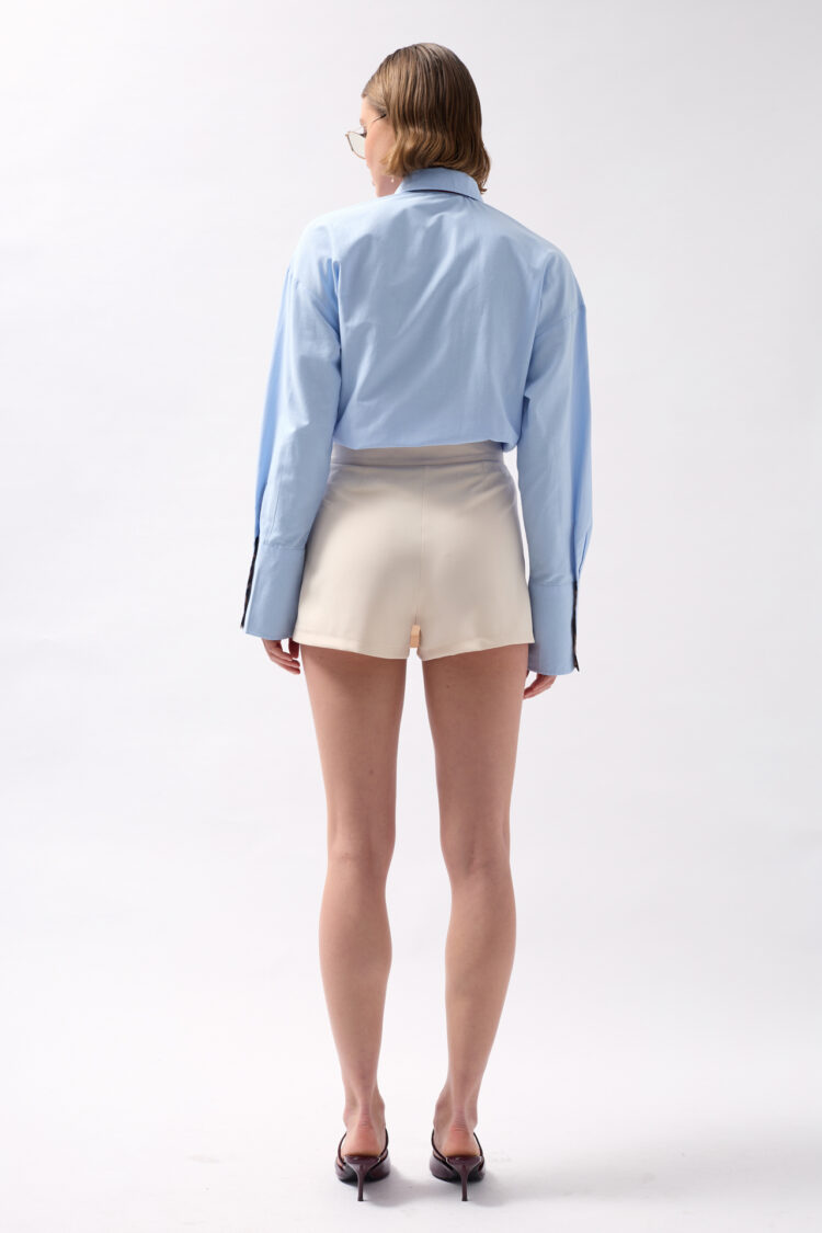 Pleated Mini Shorts Skirt