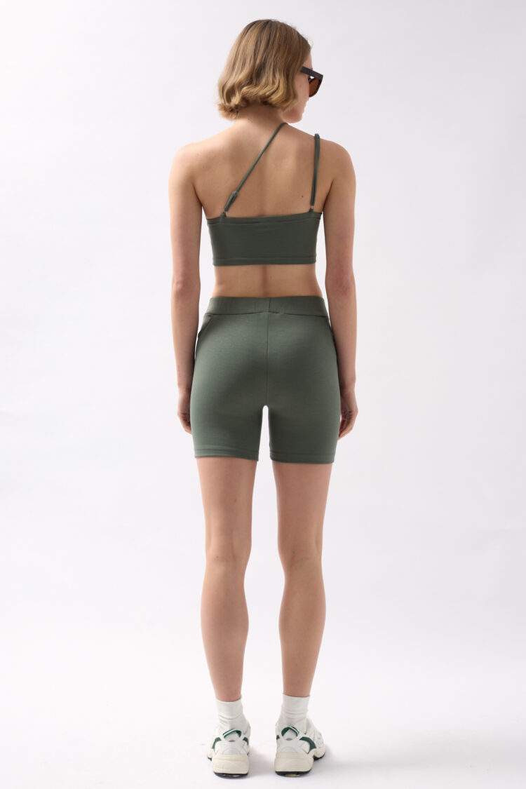 Pocket Detail Biker Shorts