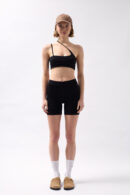 Pocket Detail Biker Shorts - Black Fashion - Globality Store - Women Clothes Wholesale Turkey