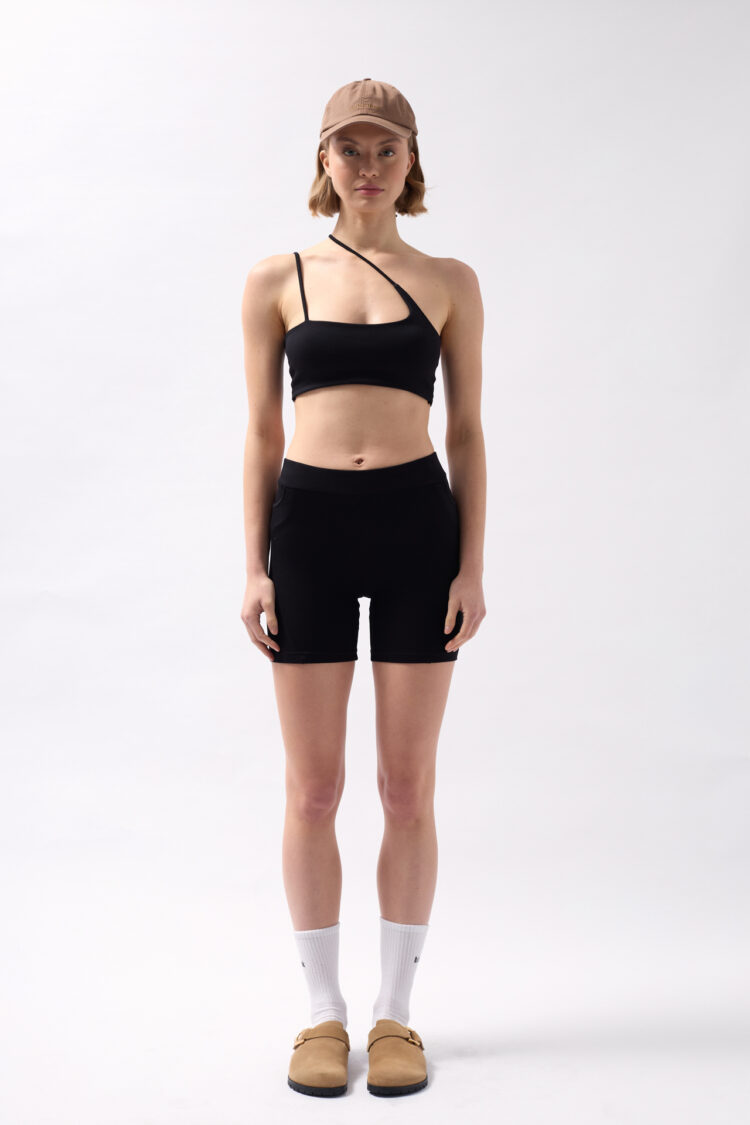 Pocket Detail Biker Shorts