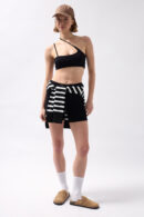 Pocket Detail Biker Shorts - Black Fashion - Globality Store - Women Clothes Wholesale Turkey