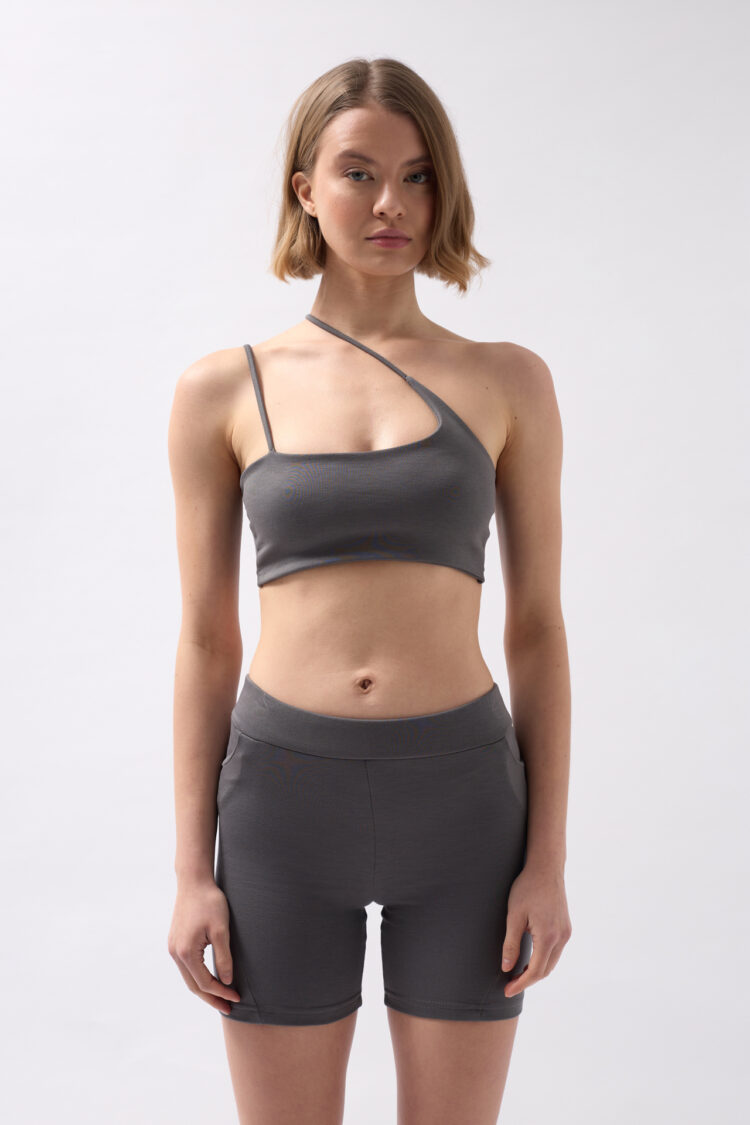 Pocket Detail Biker Shorts