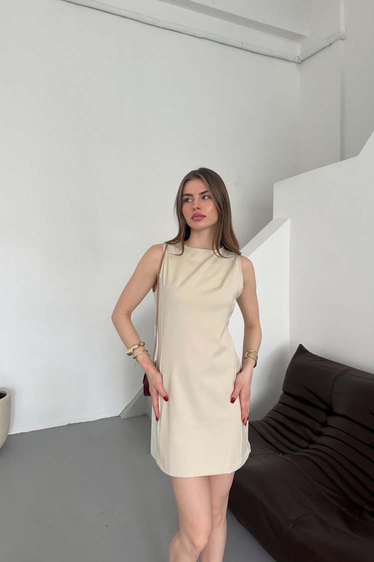 Simple Short Dress - My Fashion - Globality Store - Women Clothes Wholesale Turkey