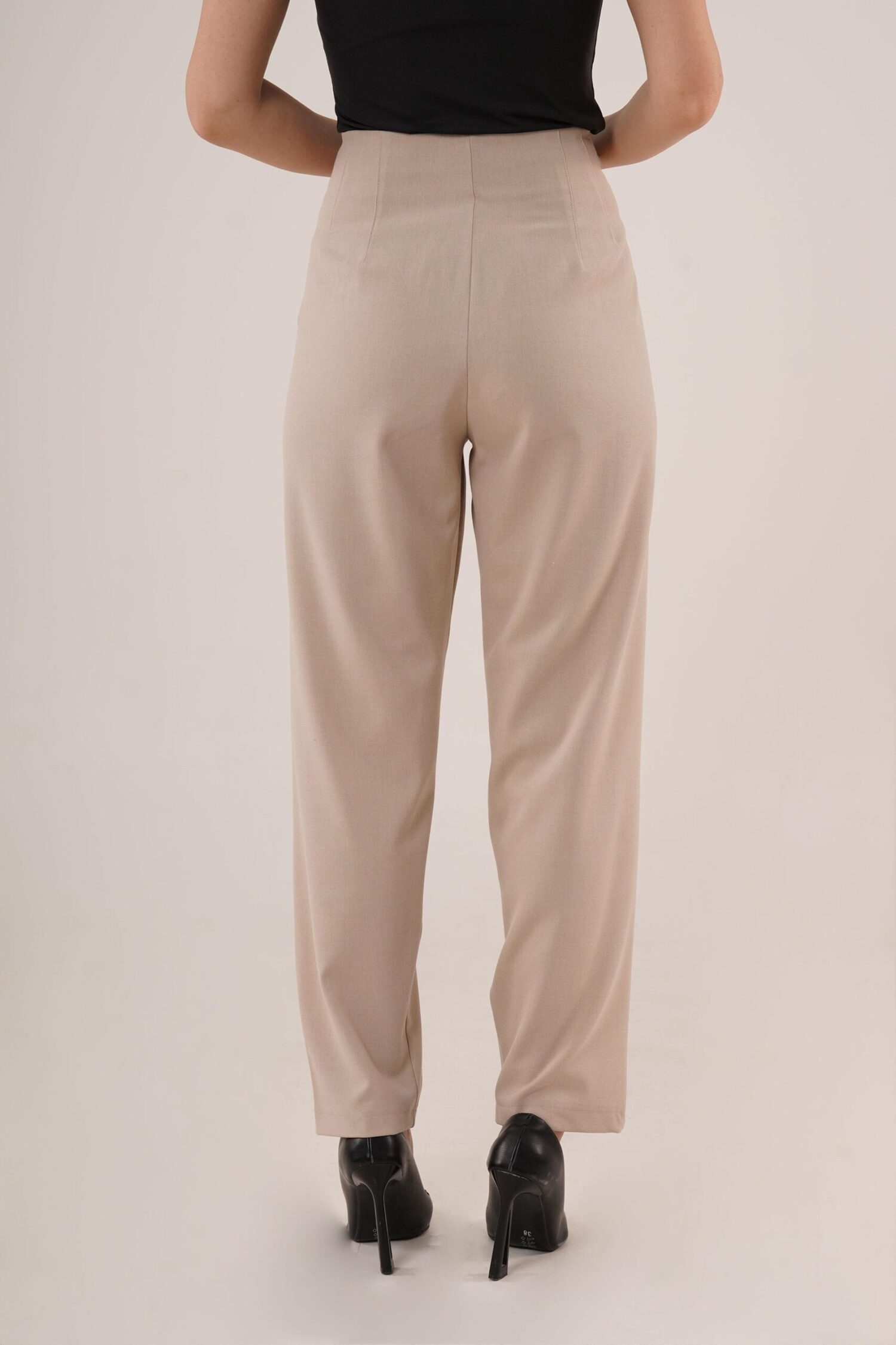 Double Collar Detailed WholesalePants - Lustrin - Globality Store - Women Clothes Wholesale Turkey