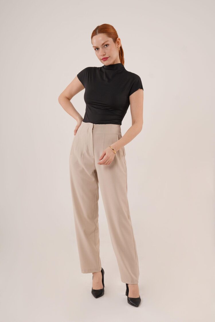 Double Collar Detailed WholesalePants