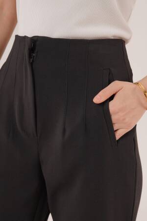 Double Collar Detailed WholesalePants - Lustrin - Globality Store - Women Clothes Wholesale Turkey
