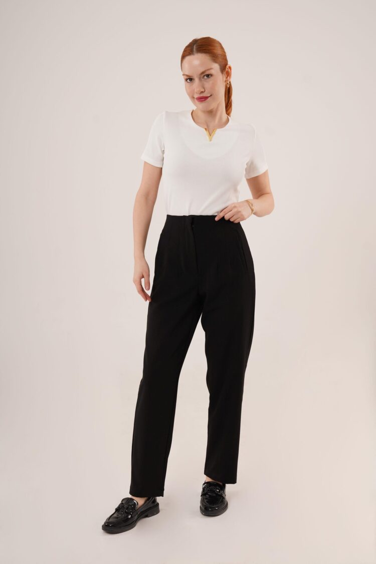 Double Collar Detailed WholesalePants