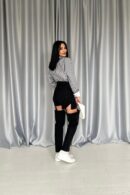 Two Piece Jeans Pants With Straps - Elisa - Globality Store - Women Clothes Wholesale Turkey