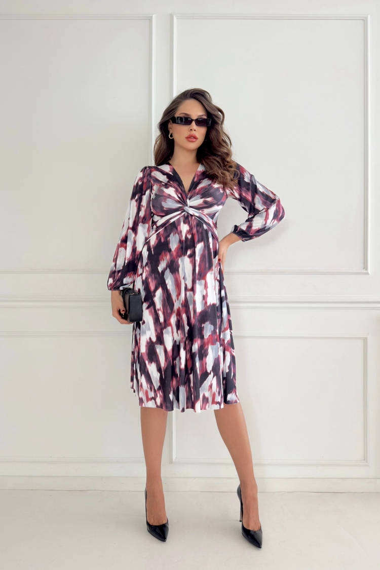 Knotted Front Dress - STEPS - Globality Store - Women Clothes Wholesale Turkey
