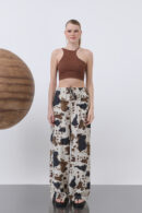 Patterned Loose Trousers - Multicolor - SOUL - Globality Store - Women Clothes Wholesale Turkey
