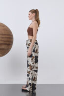 Patterned Loose Trousers - Multicolor - SOUL - Globality Store - Women Clothes Wholesale Turkey