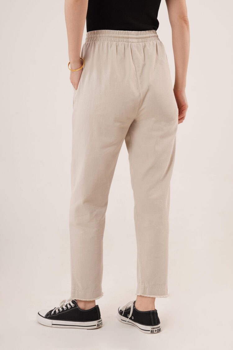 WholesalePants With Pockets Tie Waist Leg Detail