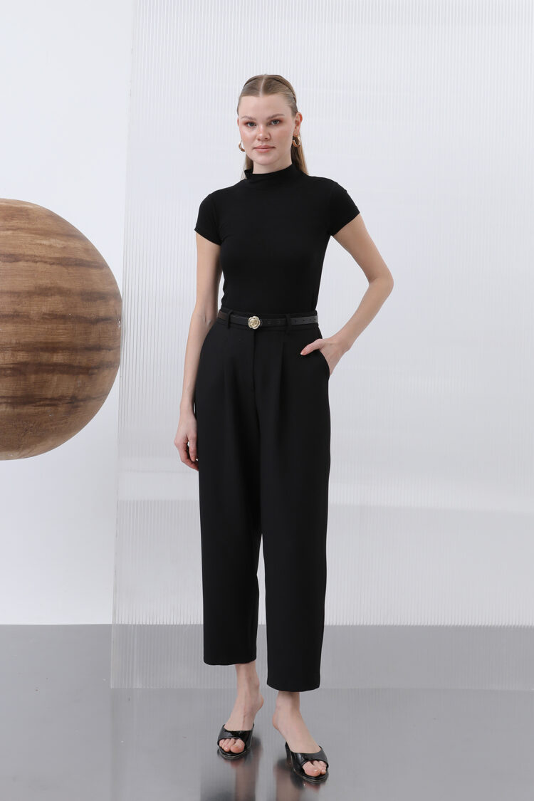 Women's Pleated Pants - Puane - Globality Store - Women Clothes Wholesale Turkey