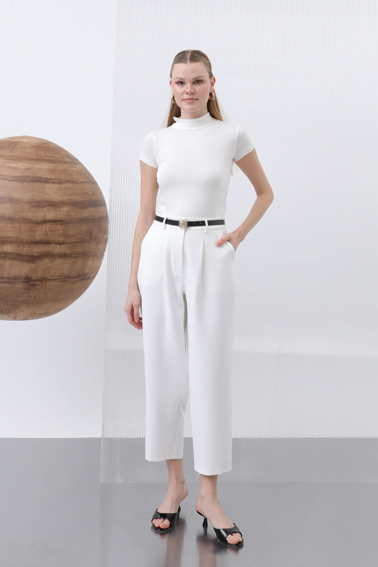 Women's Pleated Pants - Puane - Globality Store - Women Clothes Wholesale Turkey