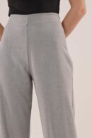 WholesaleFabric Pants With Loose Leg Side Zipper - Lustrin - Globality Store - Women Clothes Wholesale Turkey