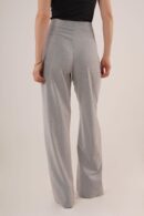 WholesaleFabric Pants With Loose Leg Side Zipper - Lustrin - Globality Store - Women Clothes Wholesale Turkey