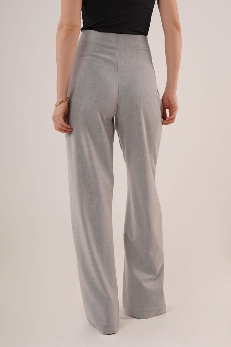 WholesaleFabric Pants With Loose Leg Side Zipper