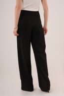 WholesaleFabric Pants With Loose Leg Side Zipper - Lustrin - Globality Store - Women Clothes Wholesale Turkey