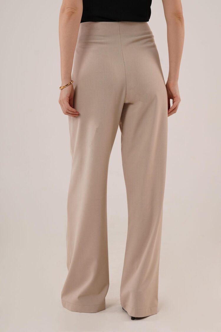 WholesaleFabric Pants With Loose Leg Side Zipper