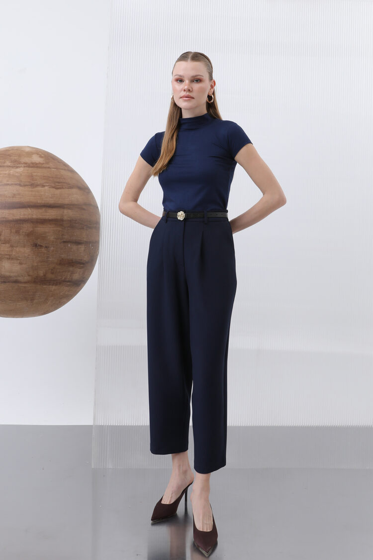 Pleated Pants - Puane - Globality Store - Women Clothes Wholesale Turkey