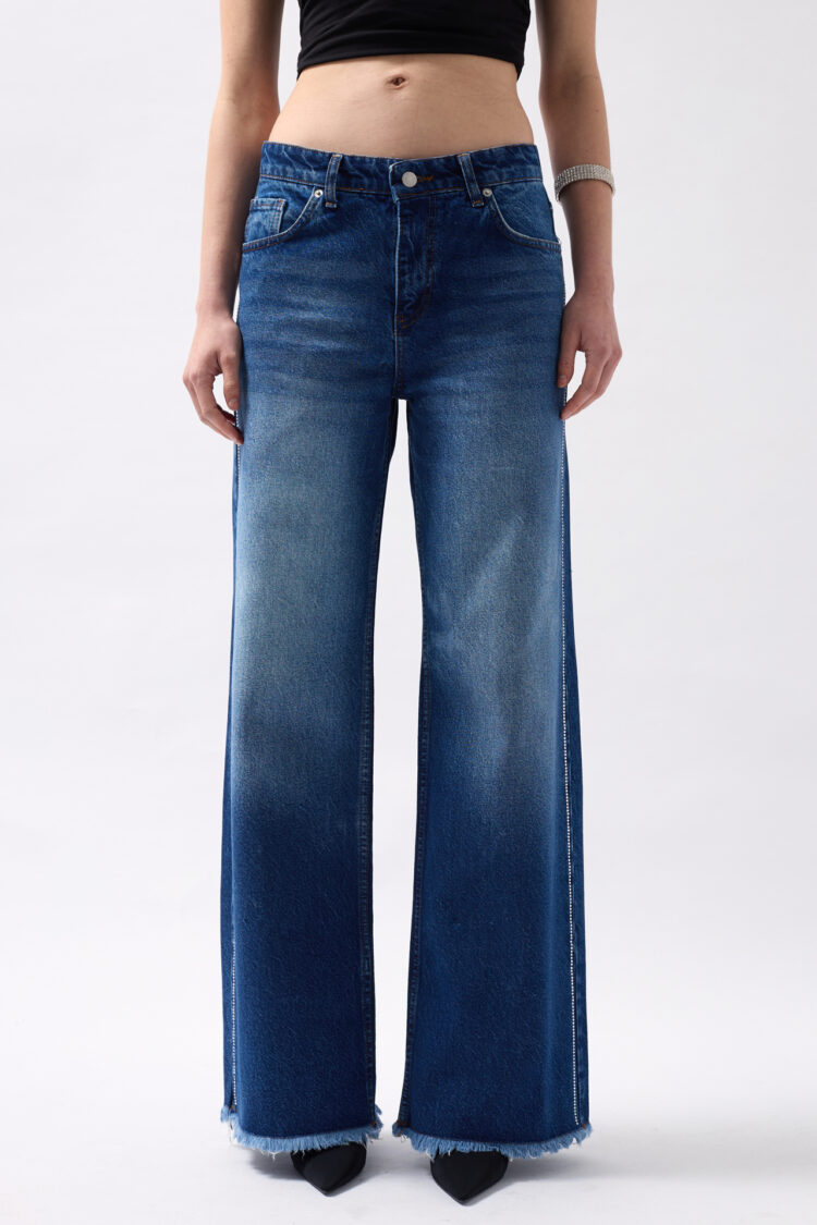 Stone Stripe Detailed Jean