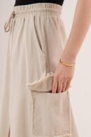 WholesaleSkirt With Front Slit Pocket Detailed - Lustrin - Globality Store - Women Clothes Wholesale Turkey